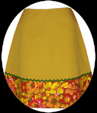 harvest bouquet skirt