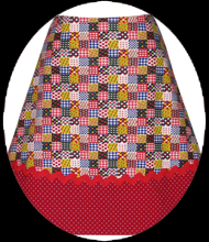 patchwork 'n polkadot skirt